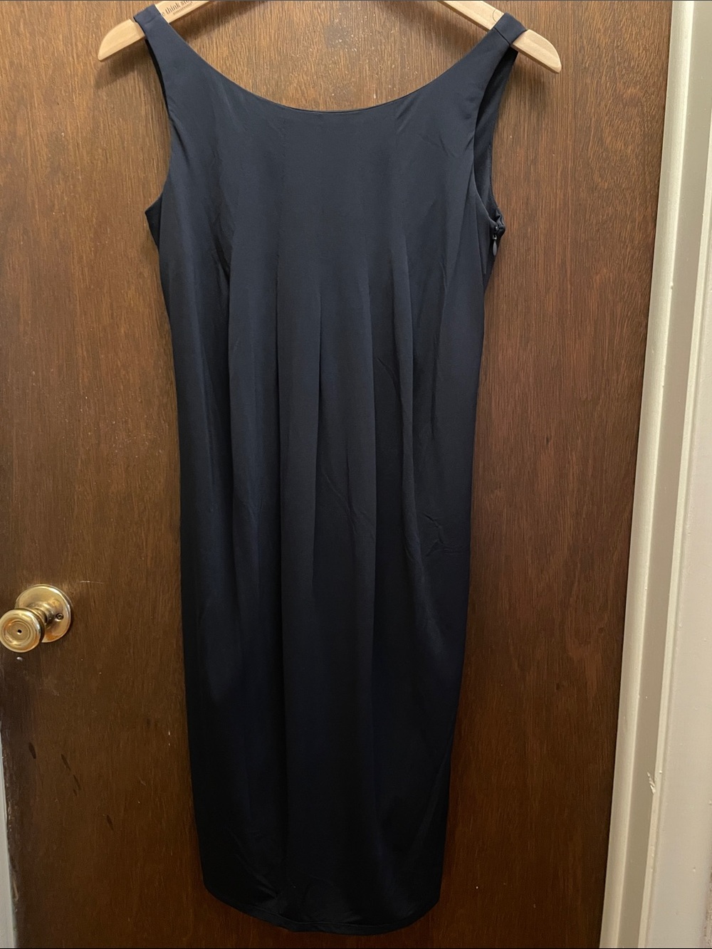 Laundry by Design size 4 dark blue sleeveless maternity dress-NWT